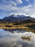 View of the Black Cuillin Mountain Sgurr Nan Gillean, Glen Sligachan, Isle of Skye, Scotland Photographic Print by Chris Hepburn