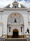 Facade of Copacabana Cathedral, Copacabana, Bolivia, South America Photographic Print by Phil Clarke-Hill