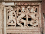 Carved Window Screen, Parasurameswar Hindu Temple, Dedicated to Lord Shiva, Bhubaneshwar, India Photographie par Annie Owen