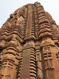 Ornately Carved Vimula of 10th Century Muktesvara Temple, Bhubaneshwar, Orissa, India Photographie par Annie Owen