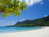 Turquoise Water and White Sand at Champagne Beach, Island of Espiritu Santo, Vanuatu, South Pacific Photographic Print by Michael Runkel