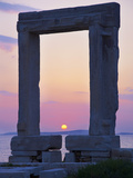 Gateway, Temple of Apollo, Archaeological Site, Naxos, Cyclades, Greek Islands, Greece, Europe Photographie par  Tuul