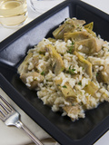 Artichokes Risotto, Italy, Europe Photographic Print by Nico Tondini