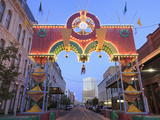Boone Powell Arch, Historic Strand District, Galveston, Texas, USA, North America Photographic Print by Richard Cummins