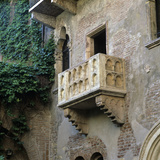 Juliet's Balcony, Verona, UNESCO World Heritage Site, Veneto, Italy, Europe Lámina fotográfica por Stuart Black