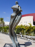 Sculpture in Costa Maya Port, Mahahaul, Quintana Roo, Mexico, North America Photographic Print by Richard Cummins