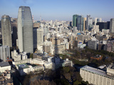 View over City, Tokyo, Japan, Asia Photographic Print by Olivier Goujon
