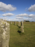 The Hurlers (Stone Circle), Minions, Bodmin Moor, Cornwall, England, United Kingdom, Europe Photographic Print by Jean Brooks