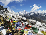 Renjo Pass of Everest Himalayan Range, Sagarmatha Nat'l Park, UNESCO World Heritage Site, Nepal Photographic Print by Jochen Schlenker