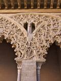 Decor in Garden Gallery from 15th Century, Aljaferia Palace, Saragossa (Zaragoza), Spain Photographic Print by Guy Thouvenin