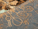 Petroglyphs or Rock Engravings, Twyfelfontein, UNESCO World Heritage Site, Damaraland, Namibia Photographie par Nico Tondini