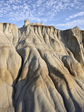Badlands with Clouds, Theodore Roosevelt National Park, North Dakota, USA, North America Photographic Print by James Hager