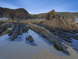 Rocky Pool on Sandymouth Bay Beach, Cornwall, England, United Kingdom, Europe Photographic Print by Ian Egner