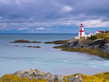 East Quoddy (Head Harbour) Lighthouse, Campobello Island, New Brunswick, Canada, North America Photographic Print by Alan Copson