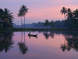 Dawn over the Backwaters, Near Alappuzha (Alleppey), Kerala, India, Asia Photographic Print by Stuart Black