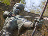 Robin Hood Statue, Nottingham, Nottinghamshire, England, United Kingdom, Europe Photographic Print by Frank Fell