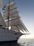Star Clipper Sailing Cruise Ship, Dominica, West Indies, Caribbean, Central America Photographic Print by Sergio Pitamitz