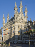 The 15th Century Late Gothic Town Hall in the Grote Markt, Leuven, Belgium, Europe Photographic Print by James Emmerson