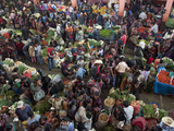 Inside Food Market, Chichicastenango Market, Chichicastenango, Guatemala, Central America Photographic Print by Antonio Busiello