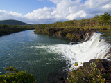 The Waterfalls Chutes de La Madeleine, South Coast of Grande Terre, New Caledonia, South Pacific Photographic Print by Michael Runkel