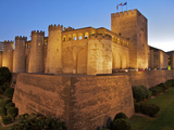 Walls and Towers of Aljaferia Palace, from 11th Century, Saragossa (Zaragoza), Aragon, Spain Photographic Print by Guy Thouvenin