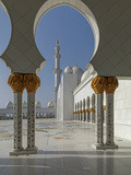 Sheikh Zayed Mosque, Abu Dhabi, United Arab Emirates, Middle East Photographic Print by Angelo Cavalli