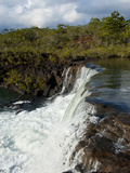 The Waterfalls Chutes de La Madeleine, South Coast of Grande Terre, New Caledonia, South Pacific Photographic Print by Michael Runkel