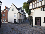 Elm Hill at Dusk, Norwich, Norfolk, England, United Kingdom, Europe Photographic Print by Mark Sunderland
