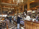 Interior of a Brasileira Old-Style Coffee House, Baixa Chiado, Lisbon, Portugal, Europe Photographic Print by Stuart Black