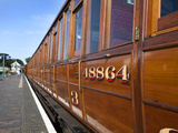Vintage Lner Rolling Stock on Poppy Line, North Norfolk Railway, at Sheringham, Norfolk, England Photographic Print by Mark Sunderland