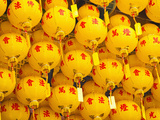 Bright Yellow Chinese Lanterns at Kek Lok Si Temple, Penang, Malaysia, Southeast Asia, Asia Photographic Print by Matthew Williams-Ellis