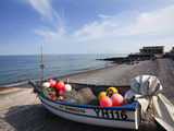 Fishing Boat on the Shingle Beach at Sheringham, Norfolk, England, United Kingdom, Europe Photographic Print by Mark Sunderland