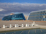 Shabyt Palace of Arts and Palace of Independence, Astana, Kazakhstan, Central Asia, Asia Photographic Print by Jane Sweeney