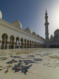 Sheikh Zayed Mosque, Abu Dhabi, United Arab Emirates, Middle East Photographic Print by Angelo Cavalli
