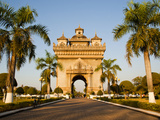 Patuxai, (Victory Gate), a Replica of Arc de Triomphe, Vientiane, Laos, Indochina, Southeast Asia Photographic Print by Matthew Williams-Ellis