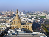 The Spiral Mosque of the Kassem Darwish Fakhroo Islamic Centre in Doha, Doha, Qatar, Middle East Photographic Print by Gavin Hellier