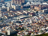 New and Old Gibraltar Town from on Top of the Rock, Gibraltar, Europe Photographic Print by Giles Bracher