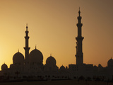 Sheikh Zayed Mosque, Abu Dhabi, United Arab Emirates, Middle East Photographic Print by Angelo Cavalli