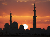Sheikh Zayed Mosque, Abu Dhabi, United Arab Emirates, Middle East Photographie par Angelo Cavalli