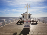 Boardwalk Cafe on the Pier at Felixstowe, Suffolk, England, United Kingdom, Europe Photographic Print by Mark Sunderland