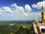 View from Top of Tiger Cave Temple (Wat Tham Suea), Krabi Province, Thailand, Southeast Asia, Asia Photographic Print by Jochen Schlenker