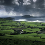 Blasket Sound to Blasket Islands and Slea Head, Dingle Peninsula, Munster, Republic of Ireland Fotografie-Druck von Stuart Black