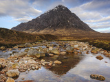 Buachaille Etive Mor and the River Coupall, Glen Etive, Rannoch Moor, Western Highlands, Scotland Photographic Print by Chris Hepburn