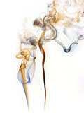 Picture of Smoke with Black Background Photographic Print by Antonio Busiello