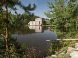 Skaly Mill across Pond, Slatinany, Pardubicko, Czech Republic, Europe Photographic Print by Richard Nebesky