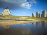 Palace of Peace and Reconciliation Pyramid Designed by Sir Norman Foster, Astana, Kazakhstan Photographic Print by Jane Sweeney