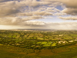 View from the Top of Black Hill (Crib Y Garth) Looking East over Herefordshire, England, UK, Europe Photographic Print by Ian Egner