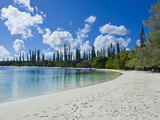 White Sand Beach, Bay de Kanumera, Ile Des Pins, New Caledonia, Melanesia, South Pacific, Pacific Photographic Print by Michael Runkel