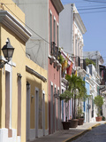 The Colonial Town, San Juan, Puerto Rico, West Indies, Caribbean, USA, Central America Photographic Print by Angelo Cavalli