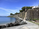 Old City Wall, UNESCO World Heritage Site, Old San Juan, San Juan, Puerto Rico, West Indies, USA Photographic Print by Wendy Connett